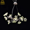 Italian Liquid Modern Lamp flowers Crystal Chandelier Luxury