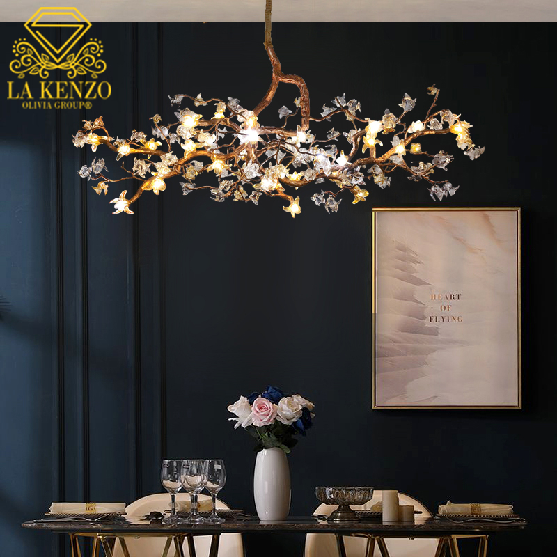 Italian Liquid G9 Flowers Modern Pendant Lamp 